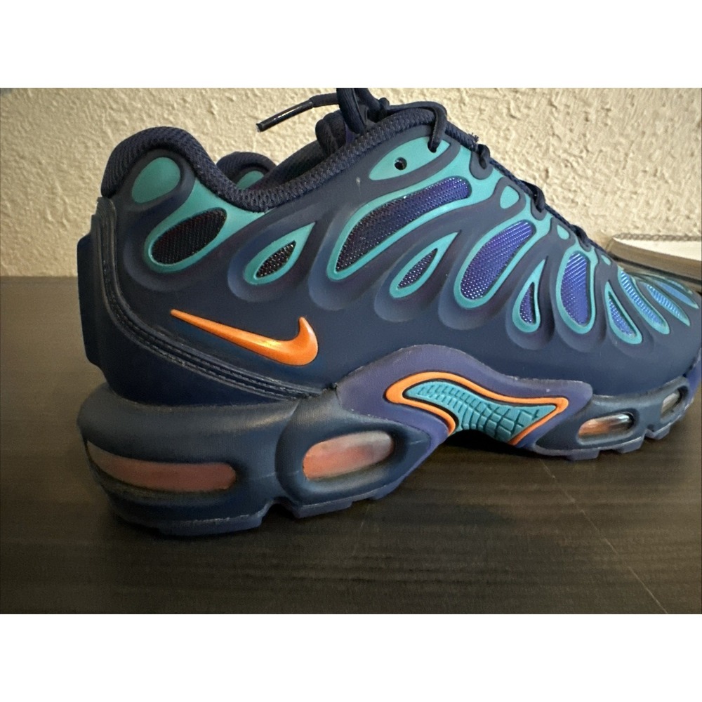 Nike Air Max Plus Drift Men's 8.5 Blue Teal Orange Tn Sneakers FD4290-400 - Picture 3 of 10